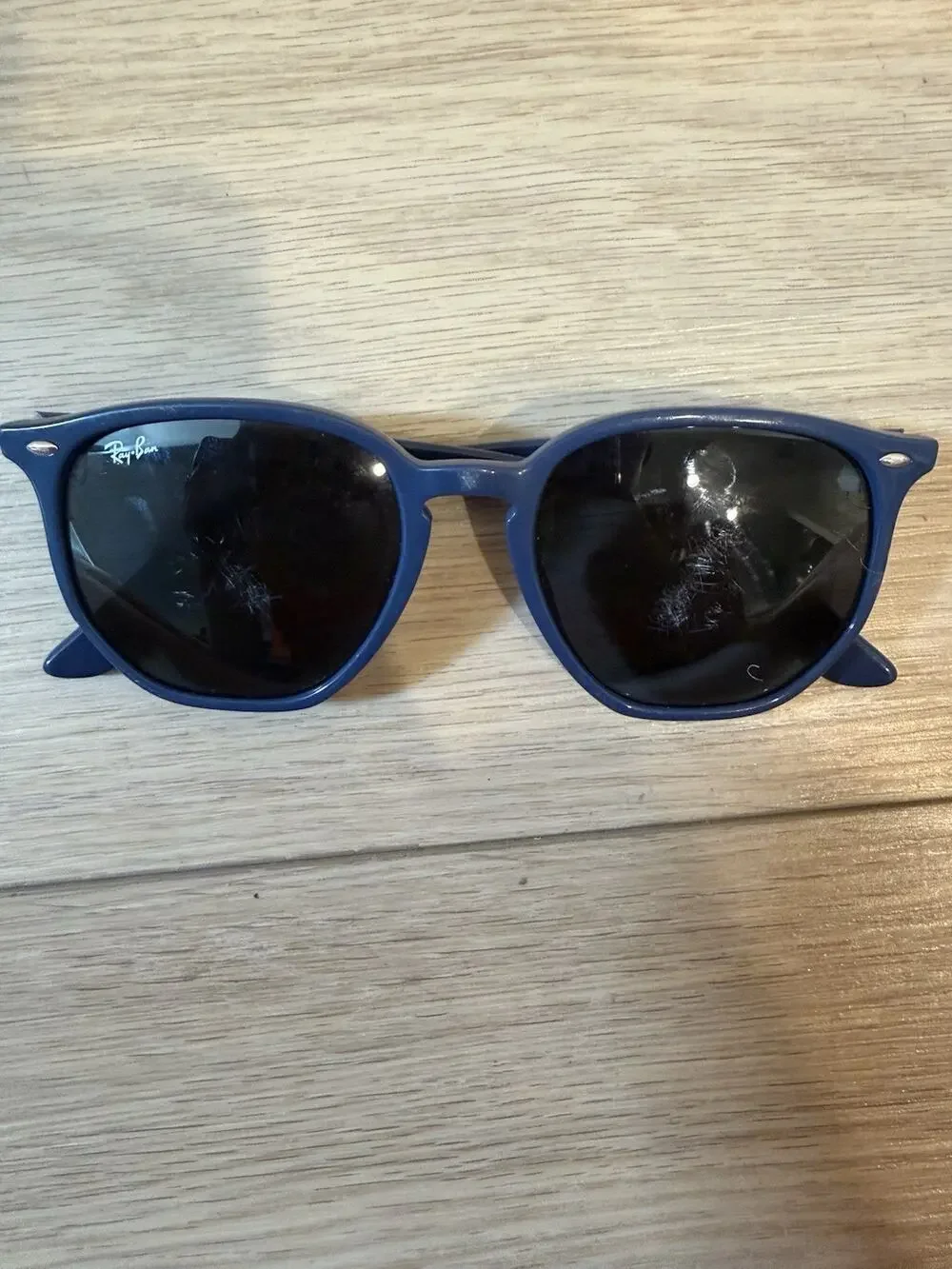 Ray-Ban RB4306-F Polarized Sunglasses Havana Blue Classic Unisex 51mm